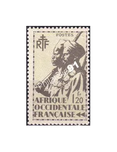 A.O.F. n° 12 charnière, collection timbres colonies françaises