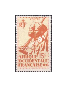 A.O.F. n° 21, collection timbres colonies françaises