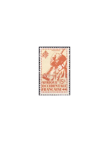 A.O.F. n° 21, collection timbres colonies françaises