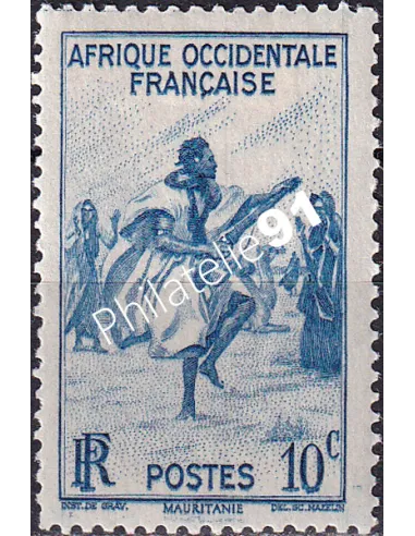 A.O.F. n° 24 charnière, collection timbres colonies françaises