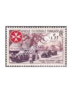 A.O.F. n° 63 charnière, collection timbres colonies françaises