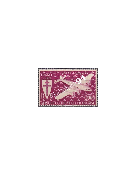 A.O.F. PA n° 3 charnière, collection timbres colonies françaises