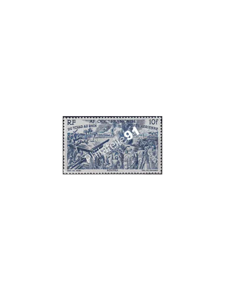 A.O.F. PA n° 6, collection timbres colonies françaises