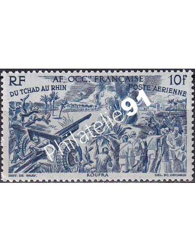 A.O.F. PA n° 6, collection timbres colonies françaises