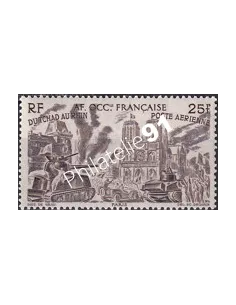 A.O.F. PA n° 9 charnière, collection timbres colonies françaises