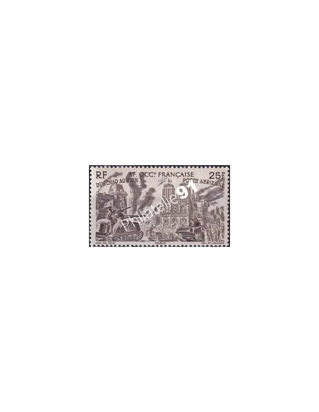 A.O.F. PA n° 9 charnière, collection timbres colonies françaises