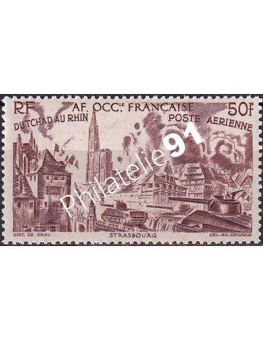 A.O.F. PA n° 10, collection timbres colonies françaises