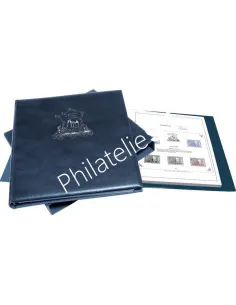 -                        2019/2023 - JEU SC - PACK PATRIMOINE de FRANCE EN TIMBRES de 2019 à 2023 + Reliure  SUPRA bleue + étui
