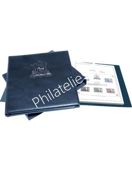-                        2019/2023 - JEU SC - PACK PATRIMOINE de FRANCE EN TIMBRES de 2019 à 2023 + Reliure  SUPRA bleue + étui