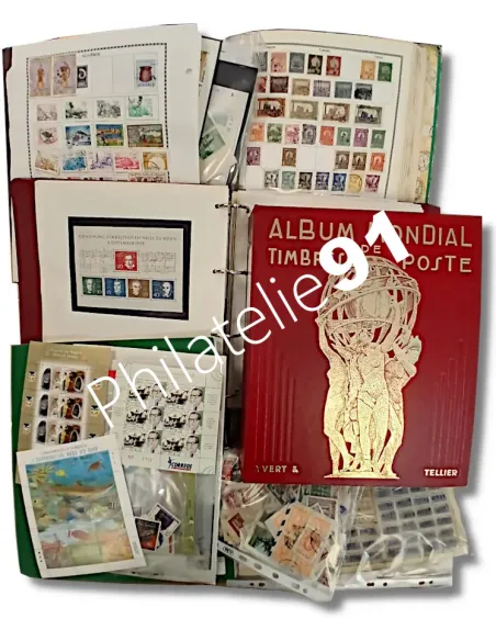 -      CARTON DE TIMBRES TOUS PAYS  (VRAC-250418-3)