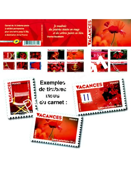 ADH. n° 315 à 328 - BC 315 - Carnet VACANCES 2009