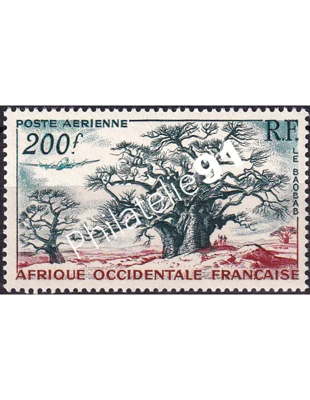 A.O.F. PA n° 20 charnière, collection timbres colonies françaises
