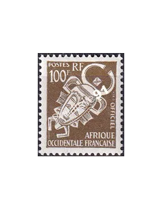 A.O.F. Timbre de Service n° 11, collection timbres colonies françaises