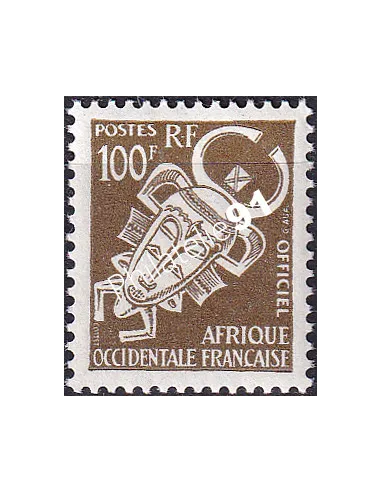 A.O.F. Timbre de Service n° 11, collection timbres colonies françaises