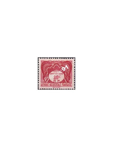 A.O.F. Timbre-Taxe n° 1, collection timbres colonies françaises
