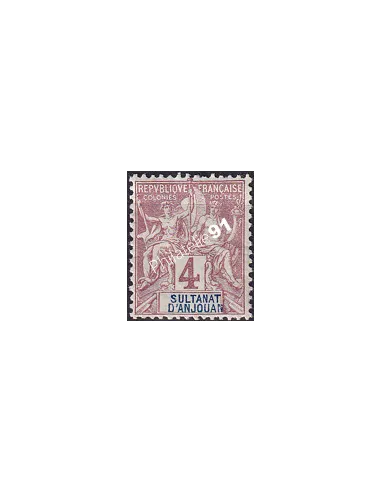 ANJOUAN, n° 3 charnière, timbres des colonies françaises