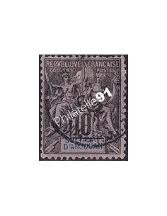 ANJOUAN, n° 5 oblitéré, timbres des colonies françaises