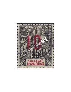 ANJOUAN, n° 27 oblitéré, timbres des colonies françaises