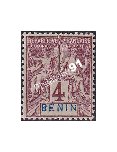 BÉNIN, n° 35 charnière, timbres des colonies françaises