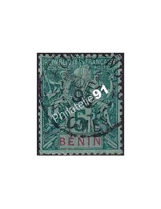 BÉNIN, n° 36 oblitéré, timbres des colonies françaises