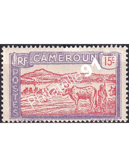 Cameroun, n° 134 charnière, Timbres colonies francaises