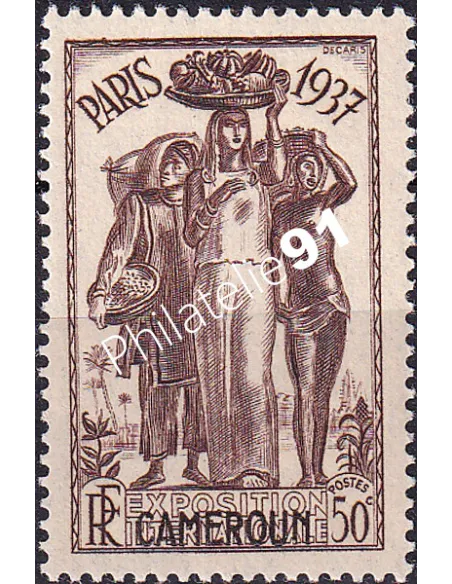 Cameroun, n° 156 charnière, Timbres colonies francaises