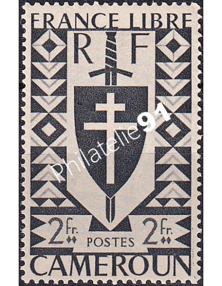 Cameroun, n° 257, Timbres colonies francaises