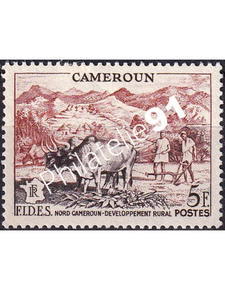 Cameroun, n° 300, Timbres colonies francaises