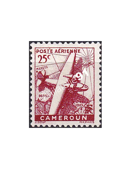 Cameroun, PA n° 1, Timbres colonies francaises