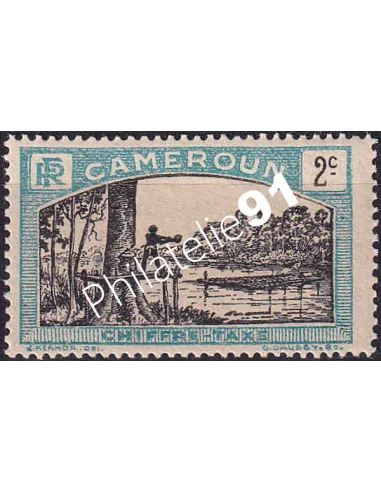 Cameroun, Timbre-taxe n° 1 charnière, Timbres colonies francaises