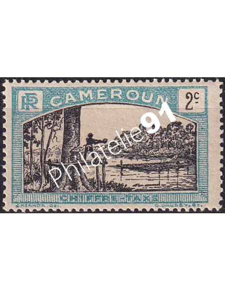 Cameroun, Timbre-taxe n° 1 charnière, Timbres colonies francaises