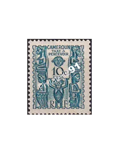 Cameroun, Timbre-taxe n° 15 charnière, Timbres colonies francaises