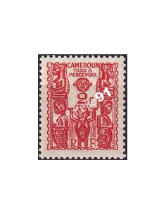 Cameroun, Timbre-taxe n° 22 charnière, Timbres colonies francaises