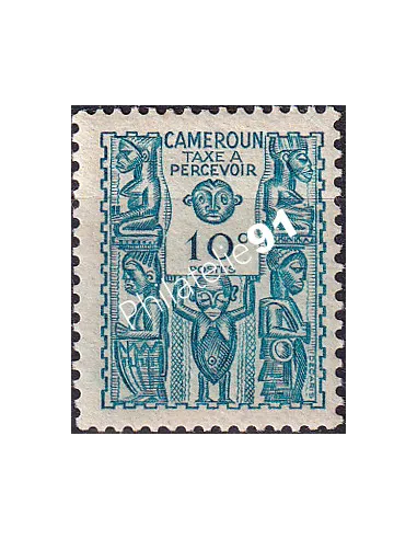 Cameroun, Timbre-taxe n° 24 charnière, Timbres colonies francaises