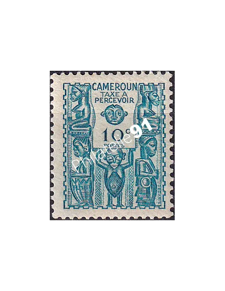 Cameroun, Timbre-taxe n° 24 charnière, Timbres colonies francaises