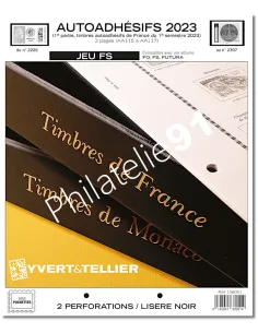 Jeu Yvert et Tellier France adhésifs FS 2023, matériel philatélique