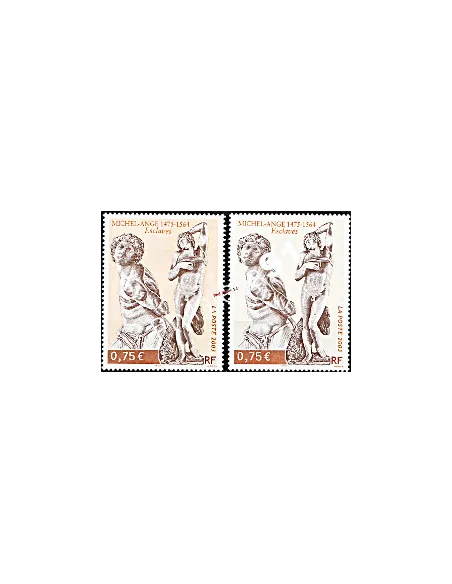 Timbre de France  n° 3558  -  Variété de couleur.