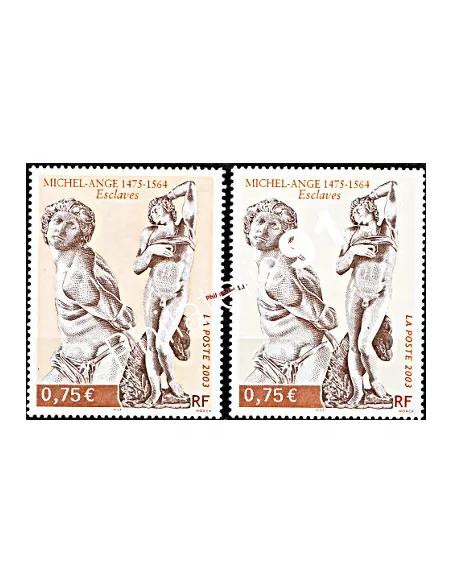 Timbre de France  n° 3558  -  Variété de couleur.
