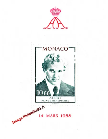 MONACO - BF n° 16** - Prince Albert