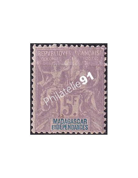 Madagascar, n° 42 charnière, timbres Colonies françaises