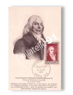 France, n° 895 sur Carte Maximum, Collection lettre France