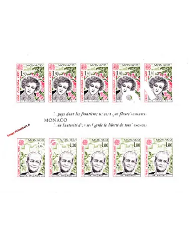 MONACO - BF n° 18** - EUROPA 1980 - Personnages célèbres