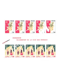 Timbres de MONACO - BF n° 19 - EUROPA 1981 - Le Folklore