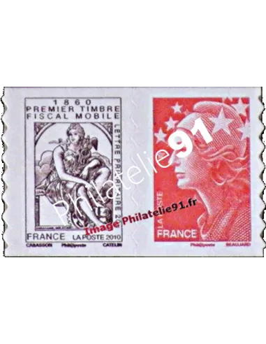 Timbres adhésifs n° 507 Type Cabasson, collection timbres de France