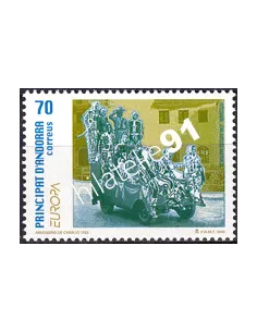 Andorre espagnol, n° 249, collection timbres Europe