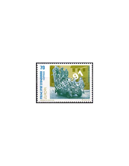 Andorre espagnol, n° 249, collection timbres Europe