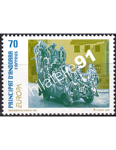 Andorre espagnol, n° 249, collection timbres Europe