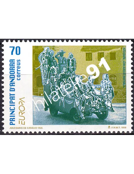 Andorre espagnol, n° 249, collection timbres Europe