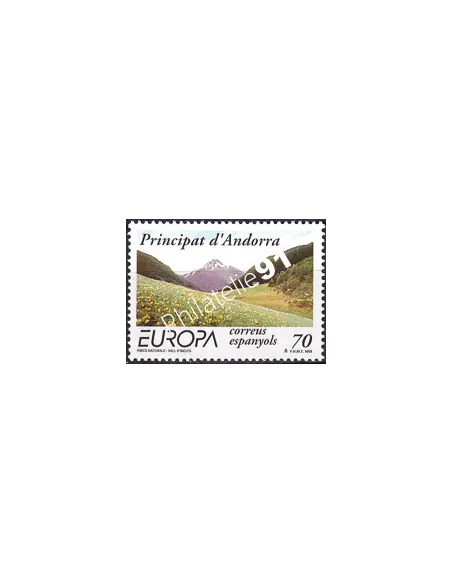Andorre espagnol, n° 257, collection timbres Europe