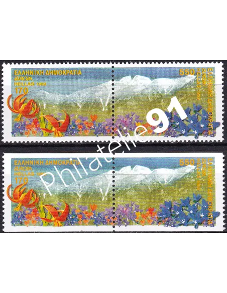 Timbres de Grèce n° 1993 à 1996, timbres Europa